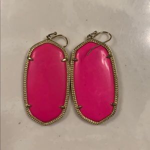 Kendra Scott Hot Pink Danielle Earrings